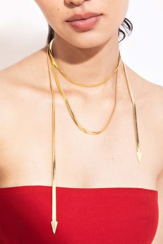 COLAR FITA VEHR + NERIAGE - DOURADO