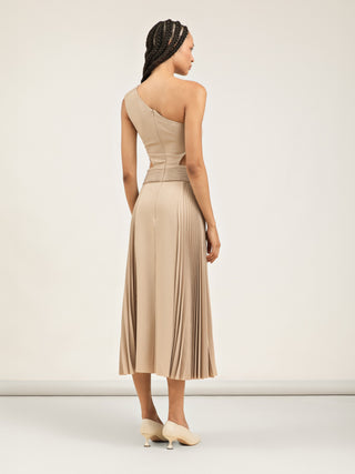 VESTIDO PROFUSAO - BEGE