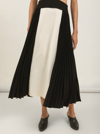 VESTIDO PROFUSAO - PRETO E OFF