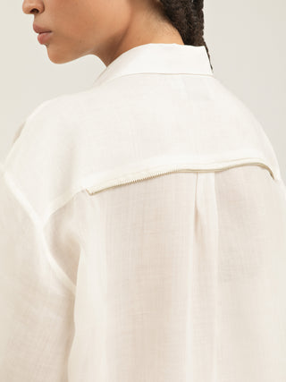 CALÇA CAMISA FLOEMA - OFF WHITE