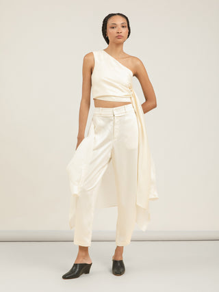 CALÇA CAMISA FLOEMA - OFF WHITE