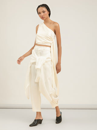 CALÇA CAMISA FLOEMA - OFF WHITE