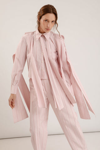 CAMISA POLAROID - ROSA CLARO
