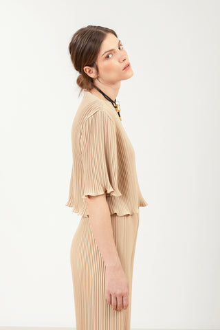 BLUSA MANGA LONGA METAFORA - BEGE