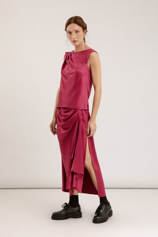 BLUSA RETRATO - BORDO