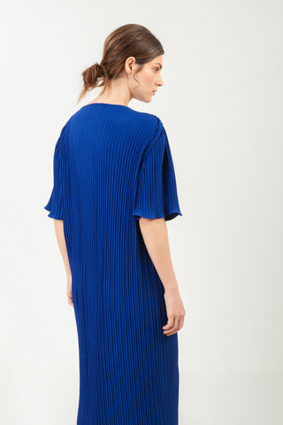VESTIDO METAFORA - AZUL CIANO