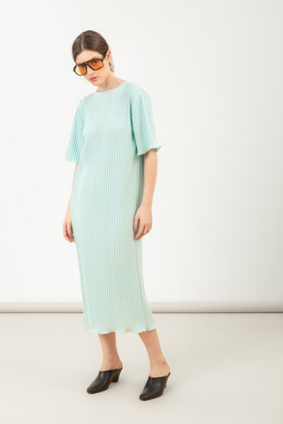 VESTIDO METAFORA - AZUL CIANO