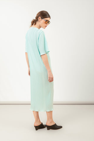 VESTIDO METAFORA - AZUL CIANO