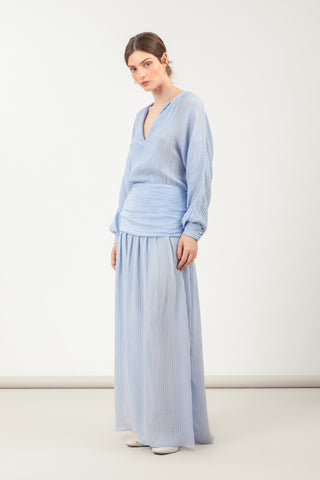 VESTIDO DAVANTE - AZUL CLARO