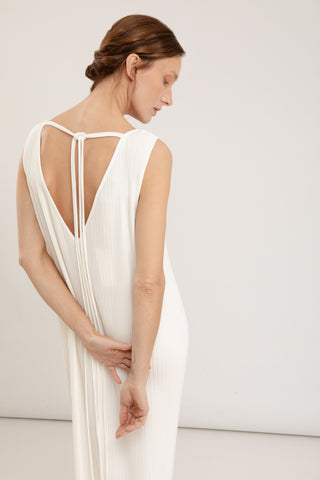 VESTIDO LONGO PLISSADO CLÁSSICOS