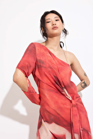 VESTIDO ANATOMIA - ESTAMPADO - REGINA PARRA - NERIAGE ATELIÊ