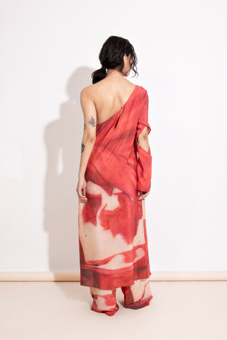 VESTIDO ANATOMIA - ESTAMPADO - REGINA PARRA - NERIAGE ATELIÊ